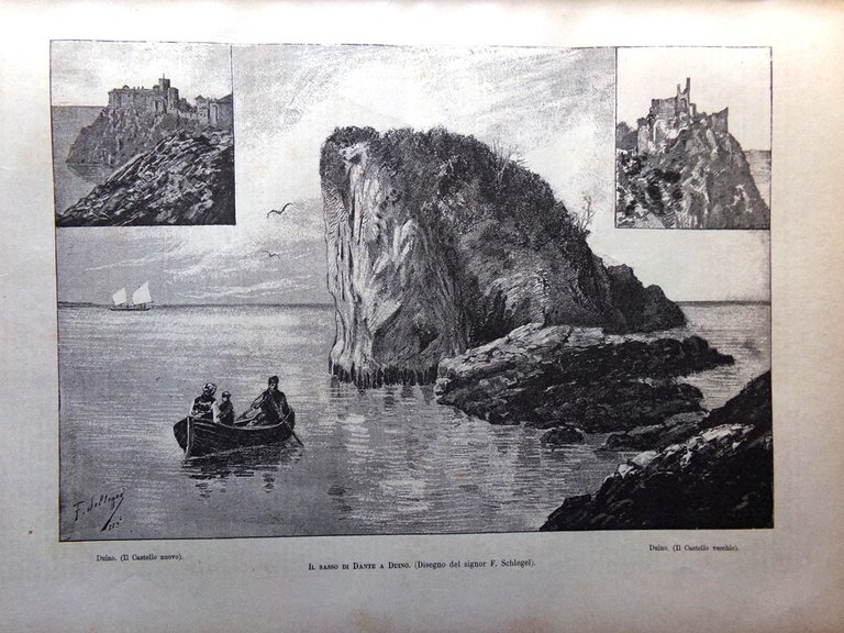 L'Illustrazione Italiana 10 Febbraio 1884 Dante Duino Pellegrinaggio Turri Sudan | Immagine Gallery 3