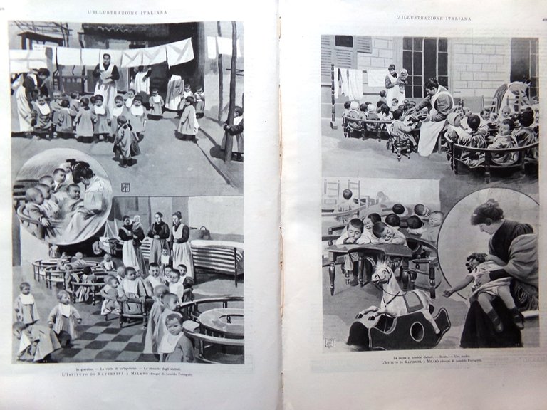 L'Illustrazione Italiana 10 Giugno 1900 Maternità Milano Elezioni Muraglia Cina