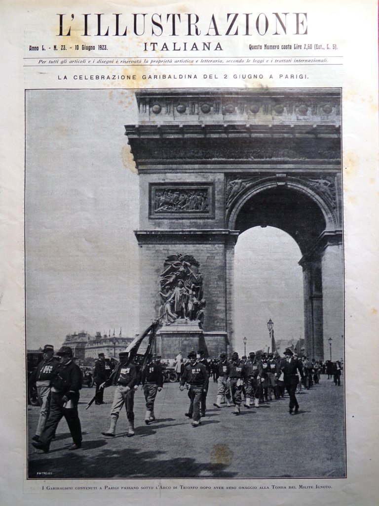 L'Illustrazione Italiana 10 Giugno 1923 Idroelettrici Mussolini Veneto Statuto