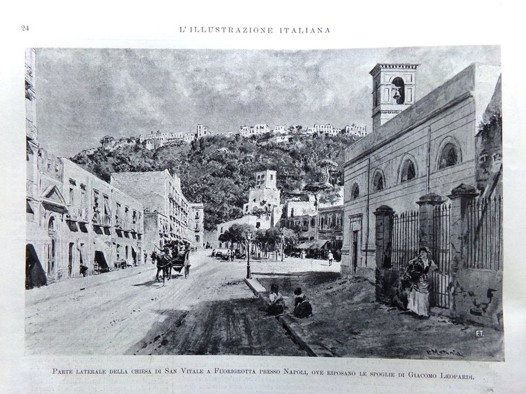 L'Illustrazione Italiana 10 Luglio 1898 Feste di Leopardi Recanati Guerra …
