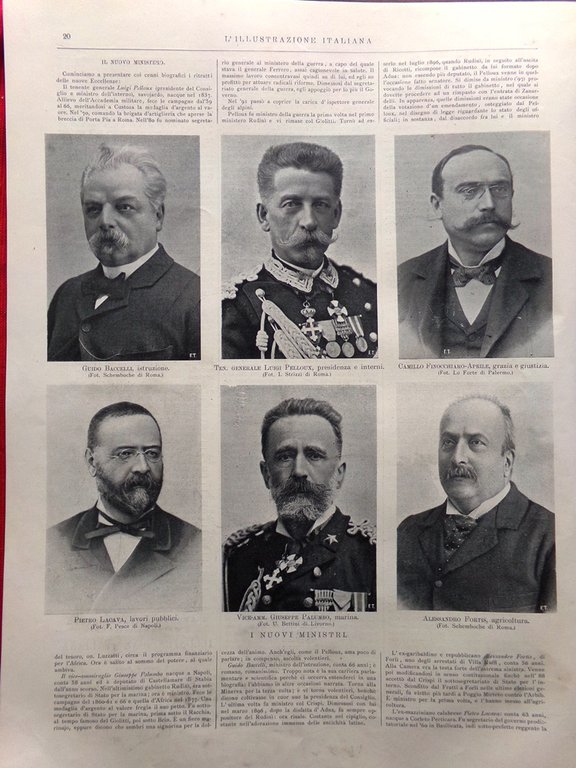 L'Illustrazione Italiana 10 Luglio 1898 Feste di Leopardi Recanati Guerra …