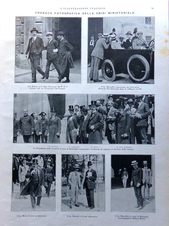 L'Illustrazione Italiana 10 Luglio 1921 Bonomi Zeppelin Circuito Brescia Asmara | Immagine Gallery 2