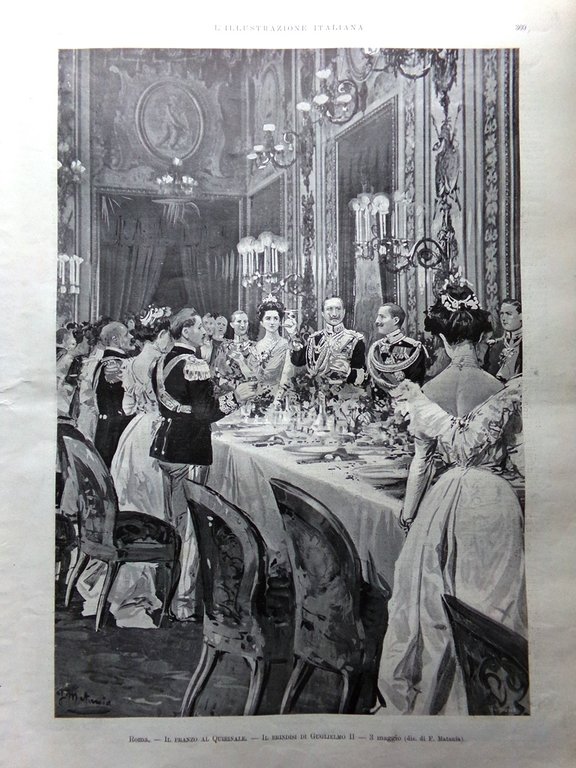 L'Illustrazione Italiana 10 Maggio 1903 Guglielmo II in Italia Salonicco …