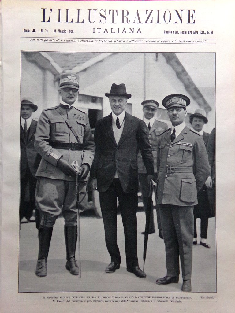 L'Illustrazione Italiana 10 Maggio 1925 Padova Comando Esercito Fiera del … | Immagine principale