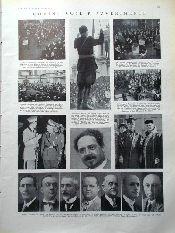 L'Illustrazione Italiana 10 Novembre 1935 Gozzano Sapienza Cometa Halley Cristo | Immagine Gallery 3