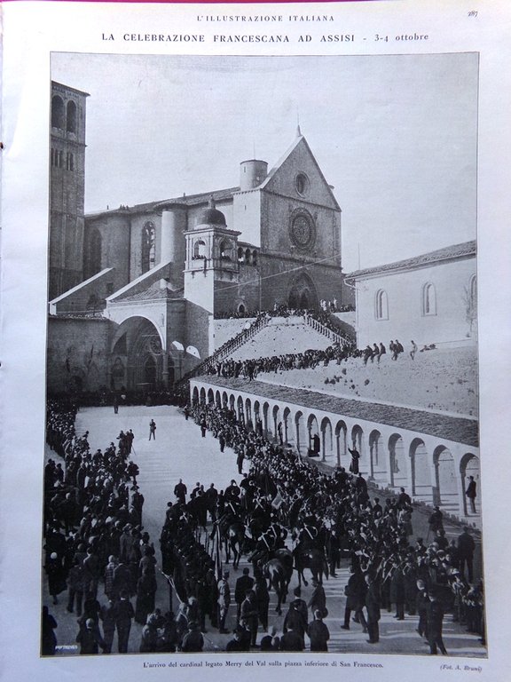 L'Illustrazione Italiana 10 Ottobre 1926 Colombo Assisi Scotto Mussolini Perugia | Immagine Gallery 3
