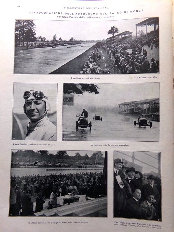 L'Illustrazione Italiana 10 Settembre 1922 Alpini Autodromo di Monza Loreto … | Immagine Gallery 2