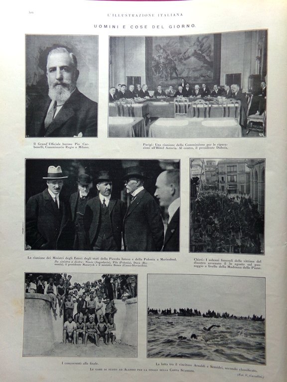 L'Illustrazione Italiana 10 Settembre 1922 Alpini Autodromo di Monza Loreto … | Immagine Gallery 4