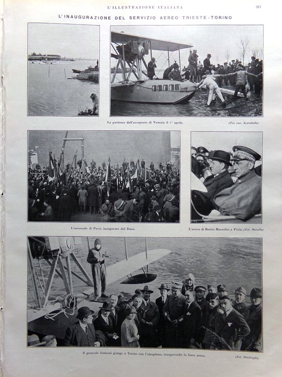 L'Illustrazione Italiana 11 Aprile 1926 Cerimonia Rodi Gavdos Vittoriale Wills | Immagine Gallery 3