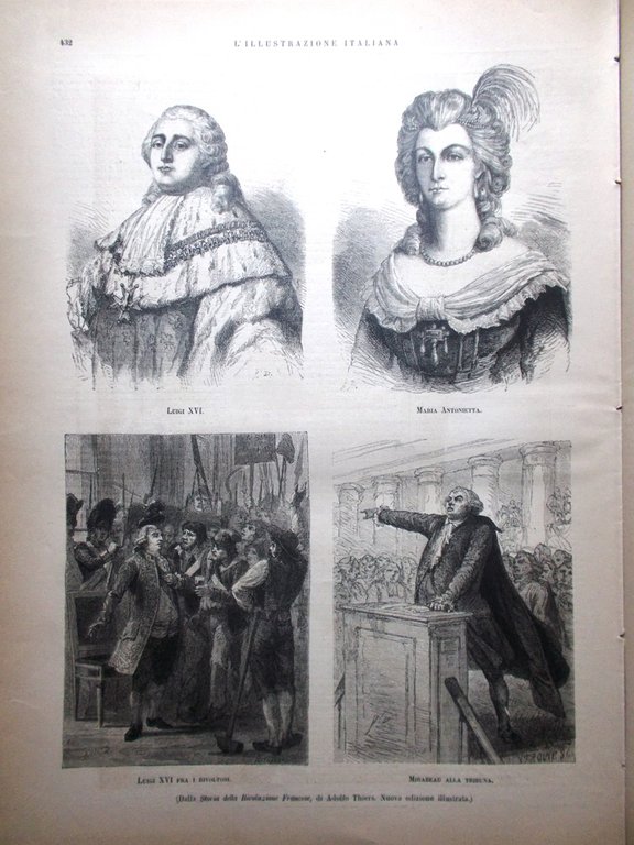 L'illustrazione Italiana 11 Dicembre 1887 Carnot Rivoluzione Francese Fanteria