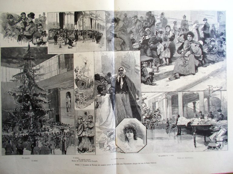L'Illustrazione Italiana 11 Gennaio 1891 Stoppani Duse Mascagni Feuillet Palermo