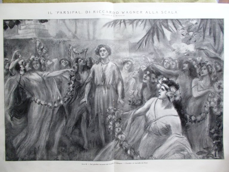 L'illustrazione Italiana 11 Gennaio 1914 Parsifal di Wagner Regina Elena …