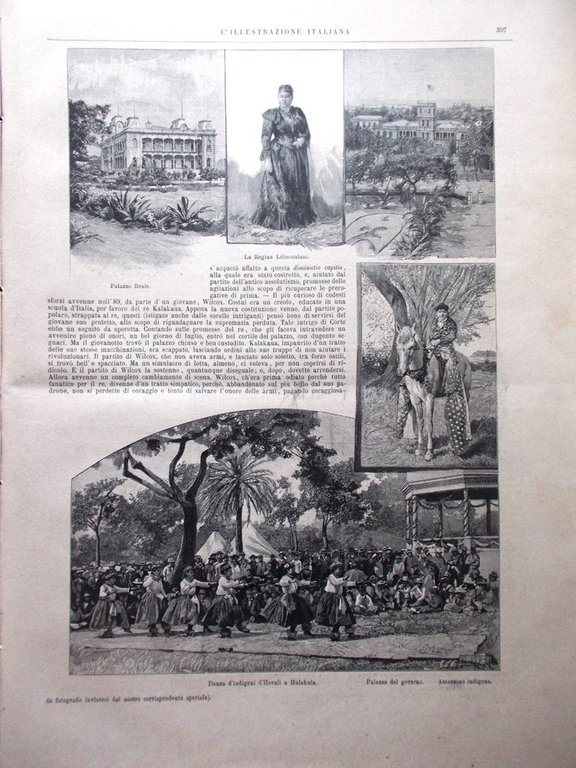 L'Illustrazione Italiana 11 Giugno 1893 Feste Siena Isole Hawaii Legge …