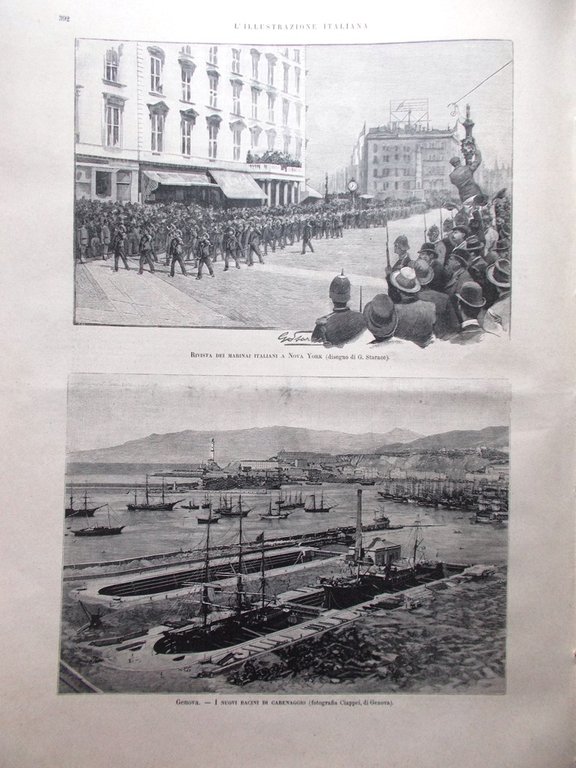 L'Illustrazione Italiana 11 Giugno 1893 Feste Siena Isole Hawaii Legge …