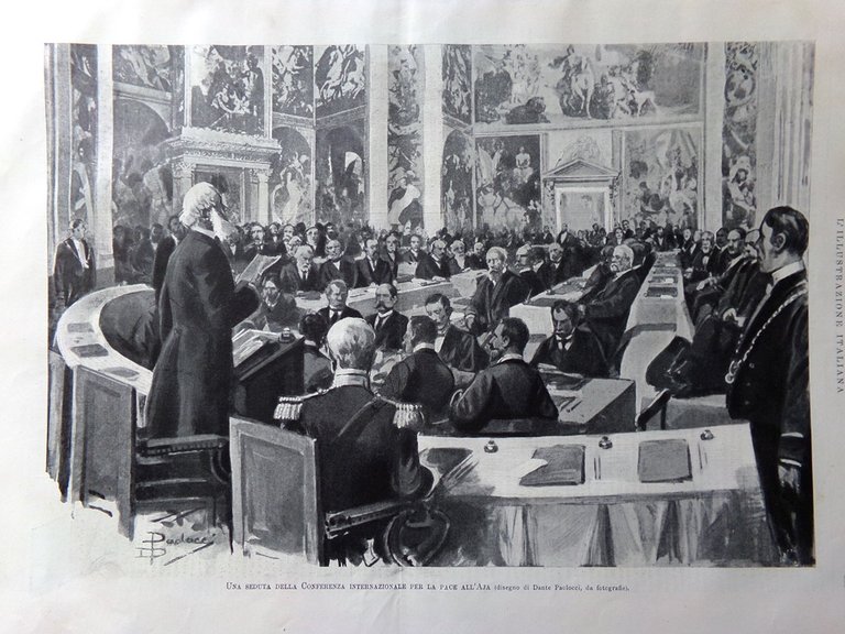 L'Illustrazione Italiana 11 Giugno 1899 Conferenza Pace Aja Feste Scuola …