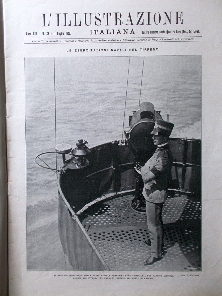 L'Illustrazione Italiana 11 Luglio 1926 Museo Trieste Grano Franchini Mussolini | Immagine principale