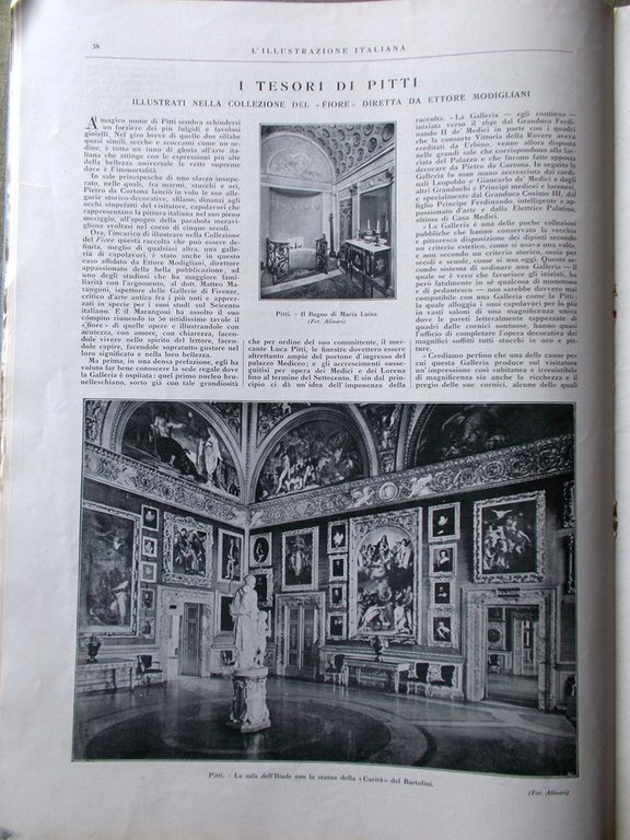 L'Illustrazione Italiana 11 Luglio 1926 Museo Trieste Grano Franchini Mussolini | Immagine Gallery 2