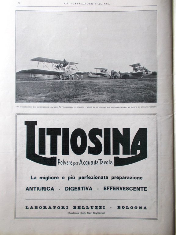 L'Illustrazione Italiana 11 Luglio 1926 Museo Trieste Grano Franchini Mussolini | Immagine Gallery 4