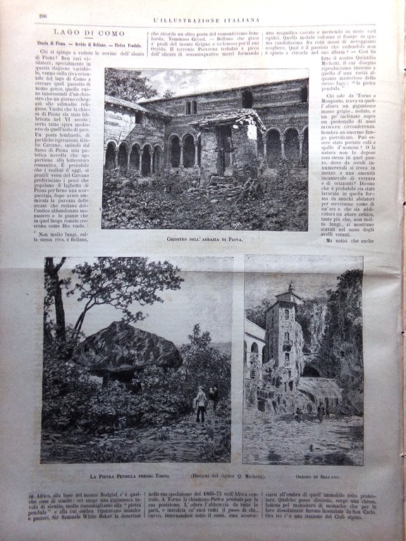 L'Illustrazione Italiana 11 Maggio 1884 Canale Villoresi Lago Como Siemiradsky | Immagine Gallery 5