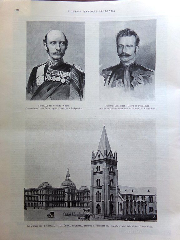 L'Illustrazione Italiana 11 Marzo 1900 Foro Romano Trinacria Paraguay Transvaal