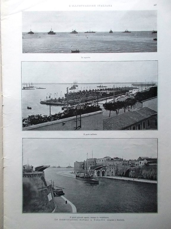 L'Illustrazione Italiana 11 Novembre 1906 Marconi Ercolano Taranto Arrighi Bojer