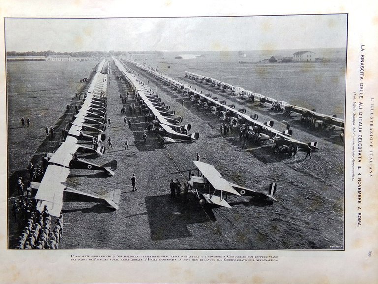 L'Illustrazione Italiana 11 Novembre 1923 Anniversario Vittoria Salme Signorelli