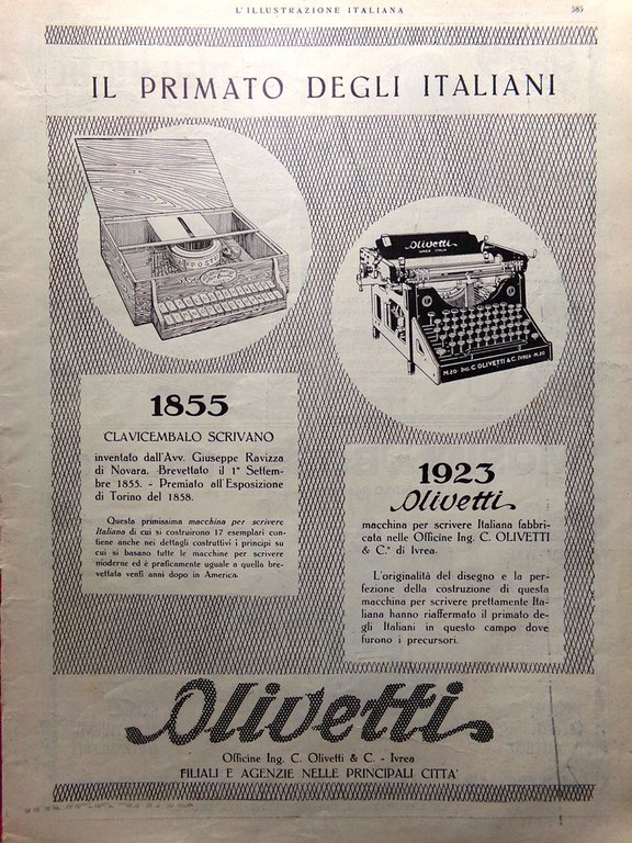 L'Illustrazione Italiana 11 Novembre 1923 Anniversario Vittoria Salme Signorelli