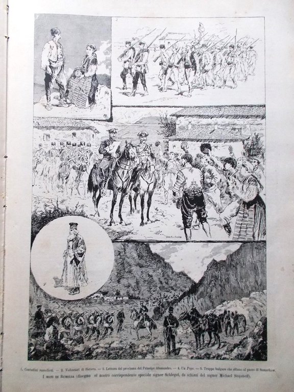 L'Illustrazione Italiana 11 Ottobre 1885 Caroline Giuliana Varo Etna Massaua …