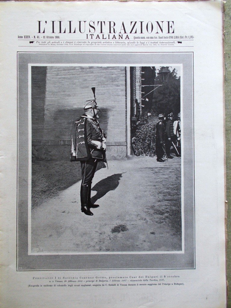 L'illustrazione Italiana 11 Ottobre 1908 Restauro Cenacolo di Leonardo Cavenaghi | Immagine principale