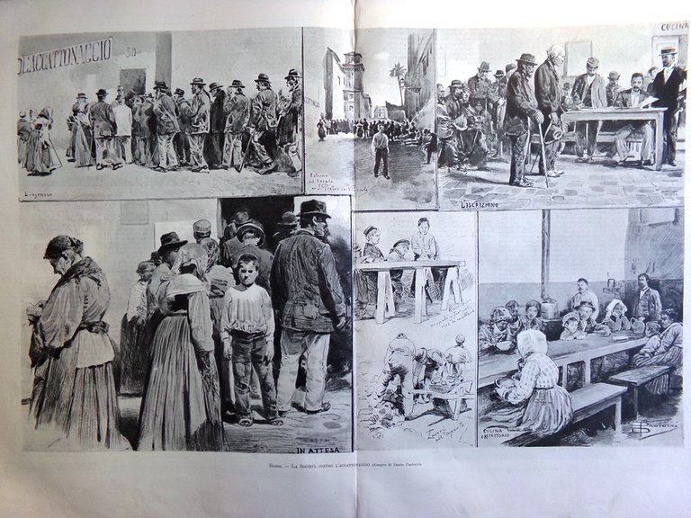 L'Illustrazione Italiana 11 Settembre 1898 Guglielmina Olanda Teatro di Bergamo
