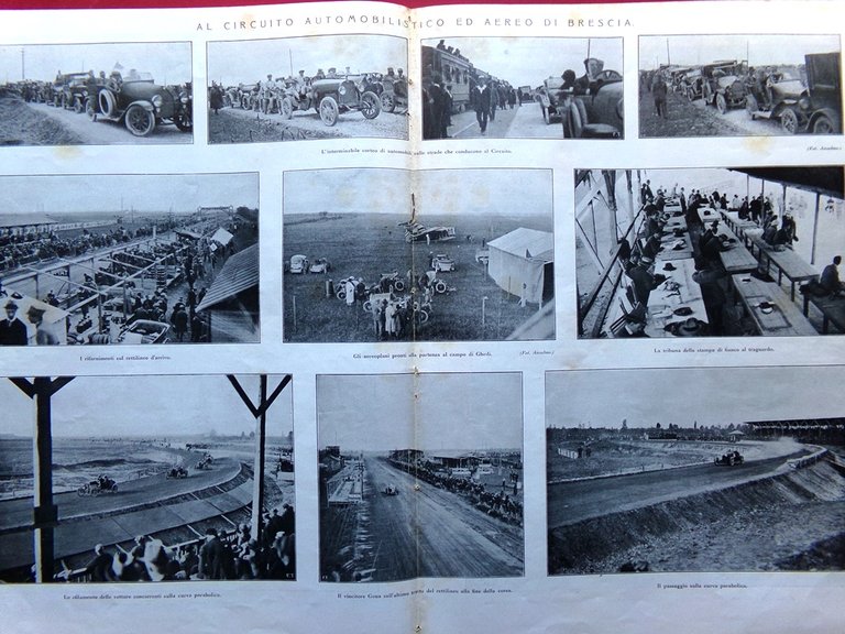 L'Illustrazione Italiana 11 Settembre 1921 Napoleone Colajanni Circuito Brescia | Immagine Gallery 2