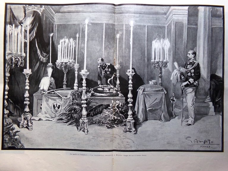L'Illustrazione Italiana 12 Agosto 1900 Speciale Regicidio di Umberto I …