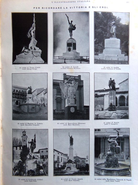 L'Illustrazione Italiana 12 Agosto 1923 Harding Regno Siam Coppa Alpi …