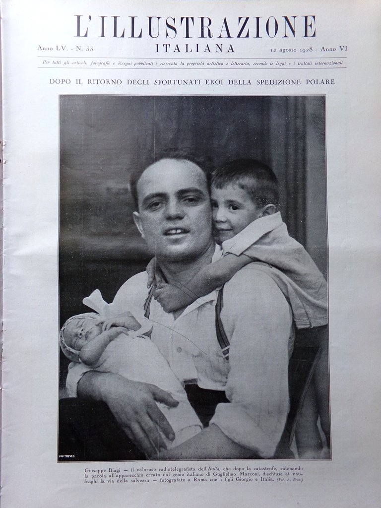 L'Illustrazione Italiana 12 Agosto 1928 Spedizione Nobile Olimpiadi di Amsterdam