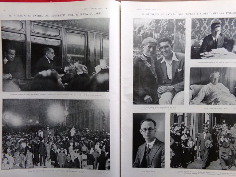 L'Illustrazione Italiana 12 Agosto 1928 Spedizione Nobile Olimpiadi di Amsterdam