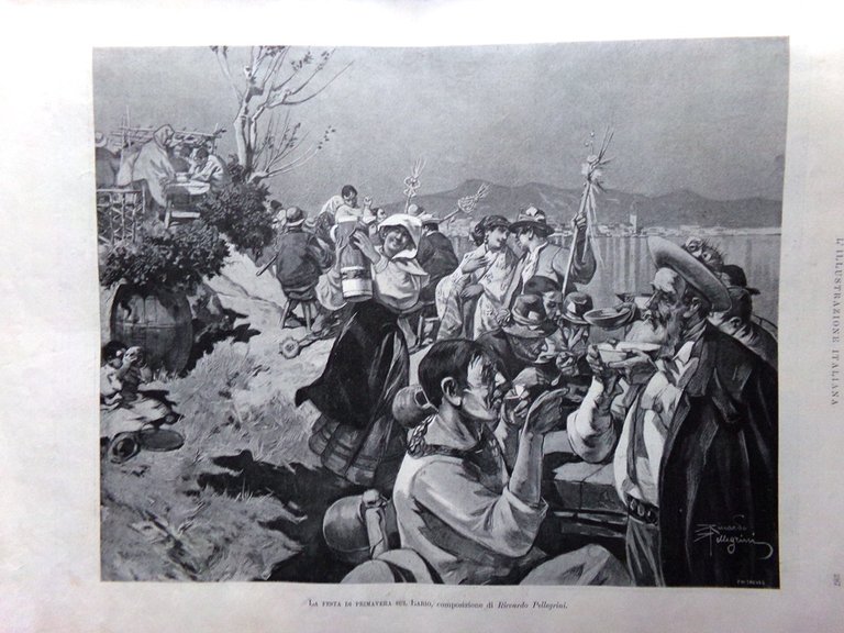 L'Illustrazione Italiana 12 Aprile 1903 Belgrado Congresso Roma Scherma Pasqua