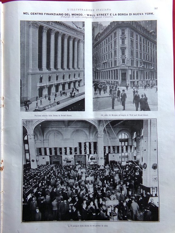 L'Illustrazione Italiana 12 Aprile 1908 Sardou Debussy Wall Street Tumulti … | Immagine Gallery 2