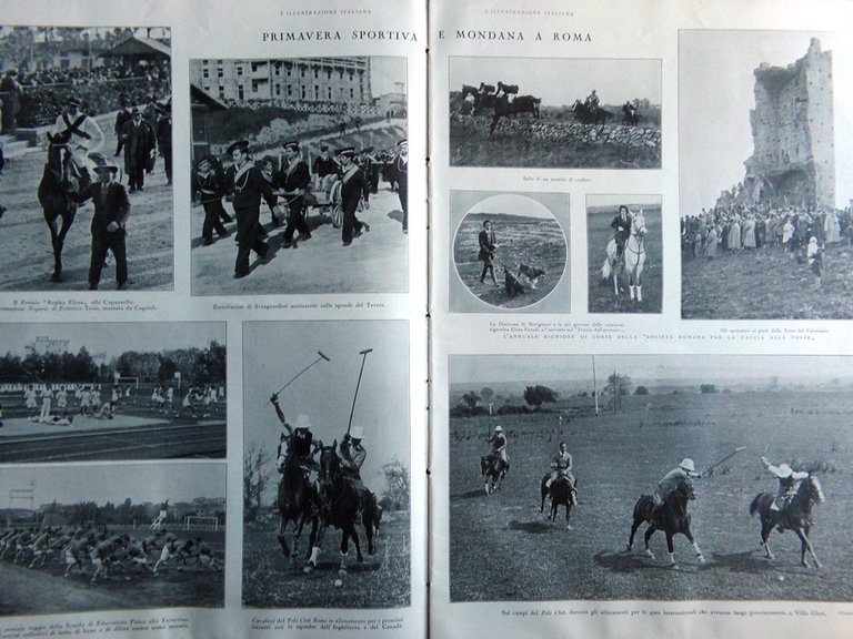 L'illustrazione Italiana 12 Aprile 1931 Monte Athos Corrado Alvaro Bethlen …