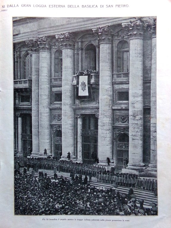L'Illustrazione Italiana 12 Febbraio 1922 Papa Pio XI Ratti Conclave … | Immagine Gallery 2