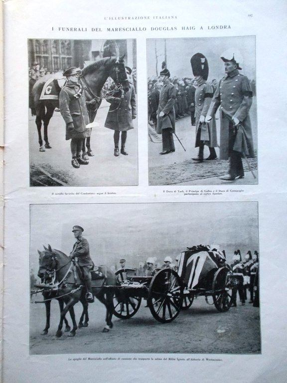 L'Illustrazione Italiana 12 Febbraio 1928 Fascisti Zandonai Barolo Brera Verne | Immagine Gallery 2