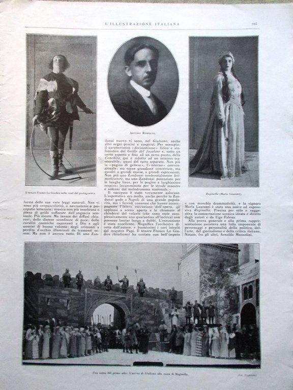 L'Illustrazione Italiana 12 Febbraio 1928 Fascisti Zandonai Barolo Brera Verne | Immagine Gallery 3