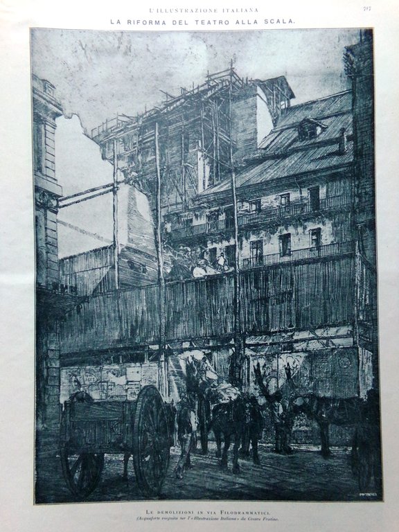 L'Illustrazione Italiana 12 Giugno 1921 Riforma Teatro Scala Milite Ignoto …