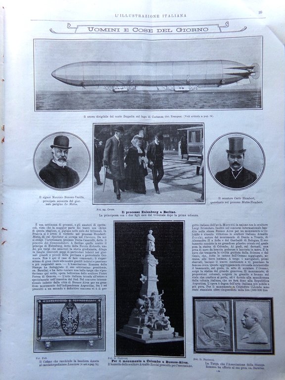 L'illustrazione Italiana 12 Luglio 1908 Martinengo Livorno Taft Verona Massimini | Immagine Gallery 4