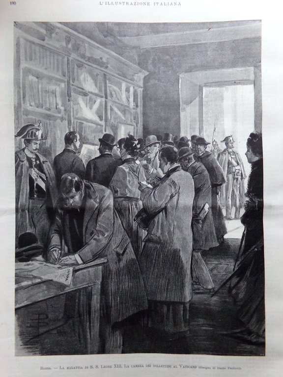 L'Illustrazione Italiana 12 Marzo 1899 Disastro Tolone Malattia Leone XIII …