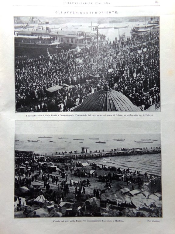 L'Illustrazione Italiana 12 Novembre 1922 Mussolini Capus Miniere Cogne Oriente | Immagine Gallery 4