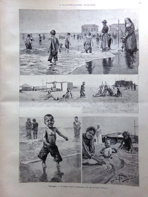 L'Illustrazione Italiana 13 Agosto 1893 Tenerife Alfredo Catalani Riario Sforza