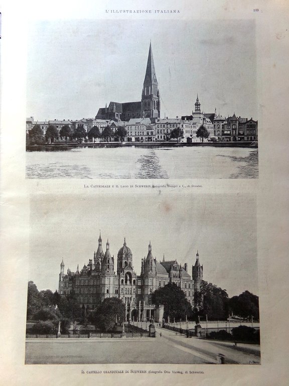 L'Illustrazione Italiana 13 Agosto 1899 Processo Dreyfus Rennes Venezuela Varese