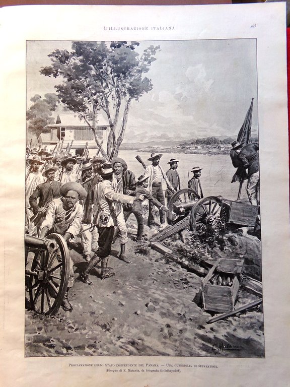 L'Illustrazione Italiana 13 Dicembre 1903 Herbert Spencer Napoli Panama Venezia