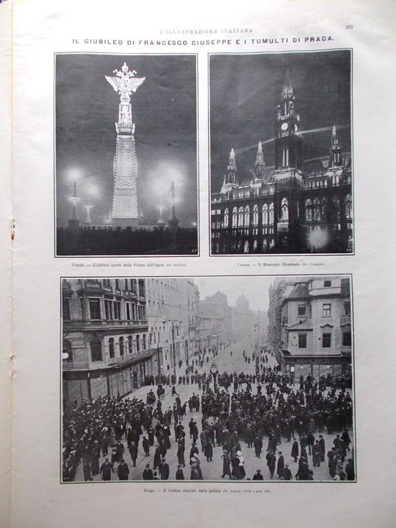 L'illustrazione Italiana 13 Dicembre 1908 Swinburne Steinheil Ristori Argodino | Immagine Gallery 2