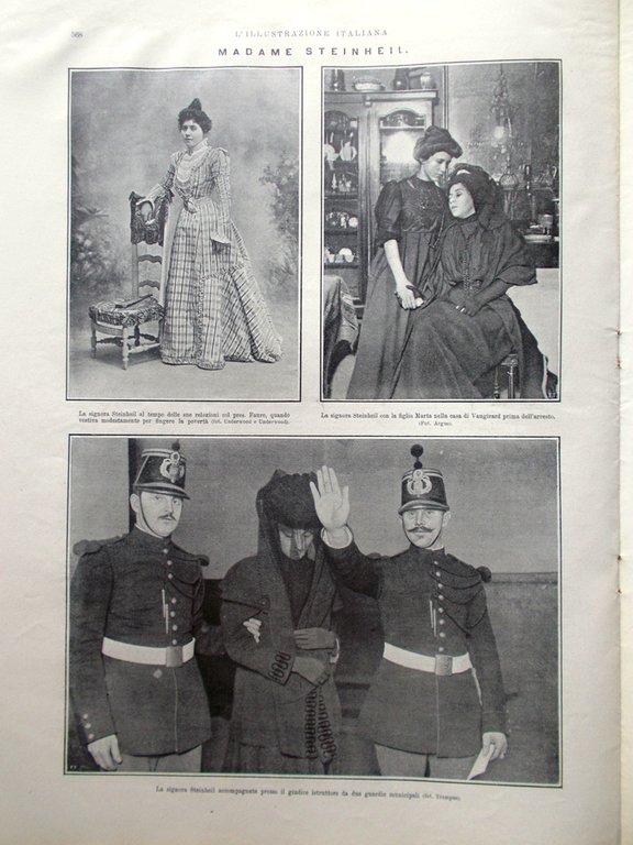 L'illustrazione Italiana 13 Dicembre 1908 Swinburne Steinheil Ristori Argodino | Immagine Gallery 3